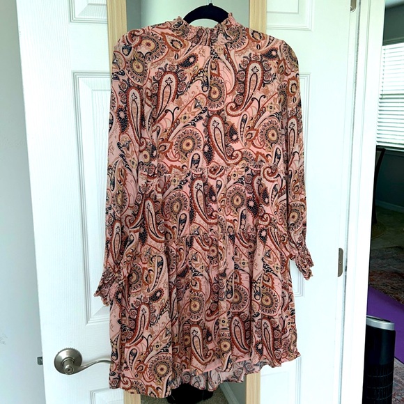 anthropologie Cady Tiered Tunic Swing Style Dress Small - Picture 3 of 7